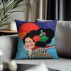 Viral VVintage Oil Paintinging Cushion Cover Antidustmite Pillowcase Invisible Zipper Silky Short Plush Sofa Cushion Cover