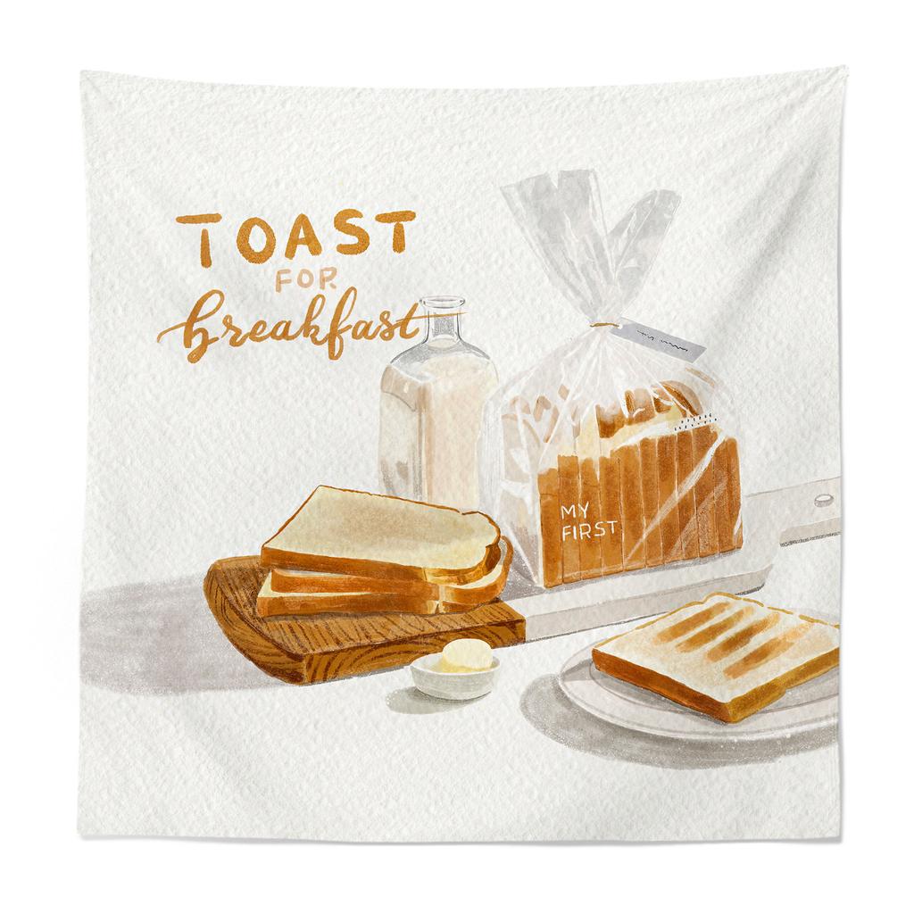 Warm Wall Tapestry Kitchen  Dining Room Ambient Tablecloth Photo Backdrop Hanging Cloth Living Room Decorative Wall Hanging