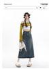 Summer Frayed A-line Hip-Hugging Denim Skirt - Retro Fashion, Niche, High Waist for Women