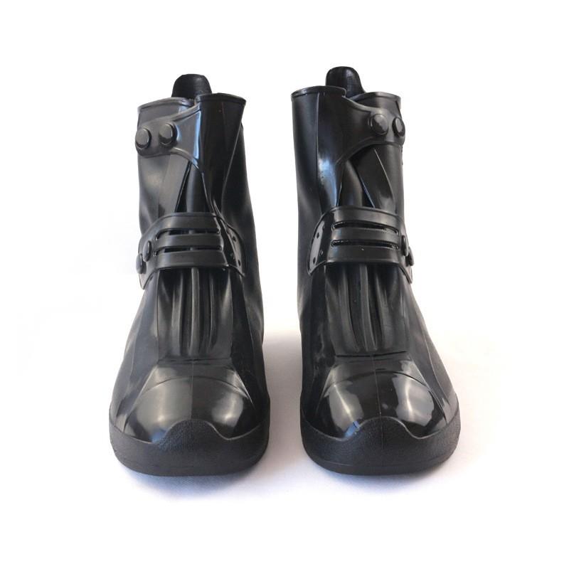 Anti-fouling Integrated Rain Shoe Cover Waterproof and Non-slip Thickened Sole Wear-resistant Adult Children Rainproof Shoes Men's