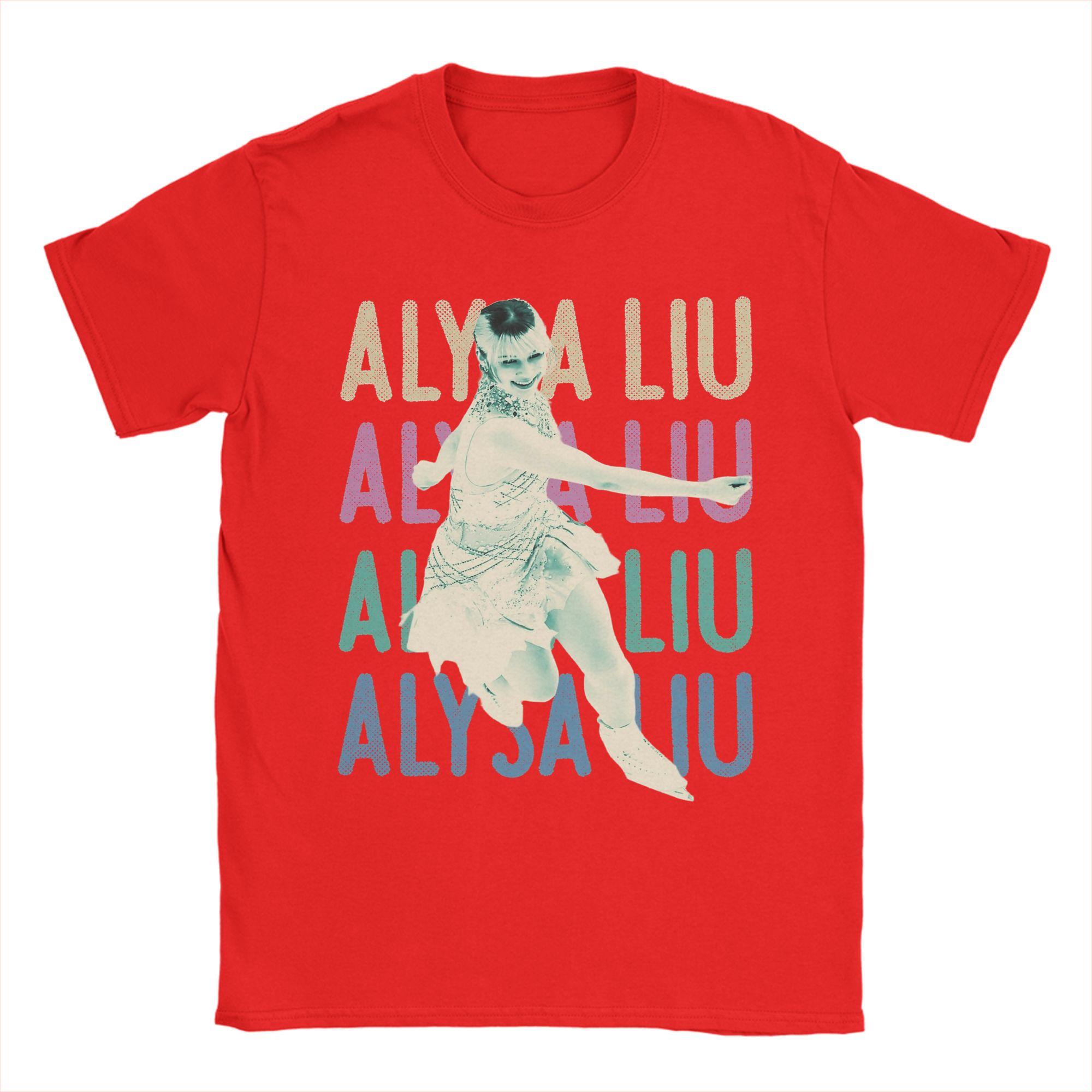 

Cool Alysa Liu Figure Skating TShirt Unisex Round Neck 100 Cotton T Shirt Short Sleeve Tee Shirt Graphic Printed Clothing S