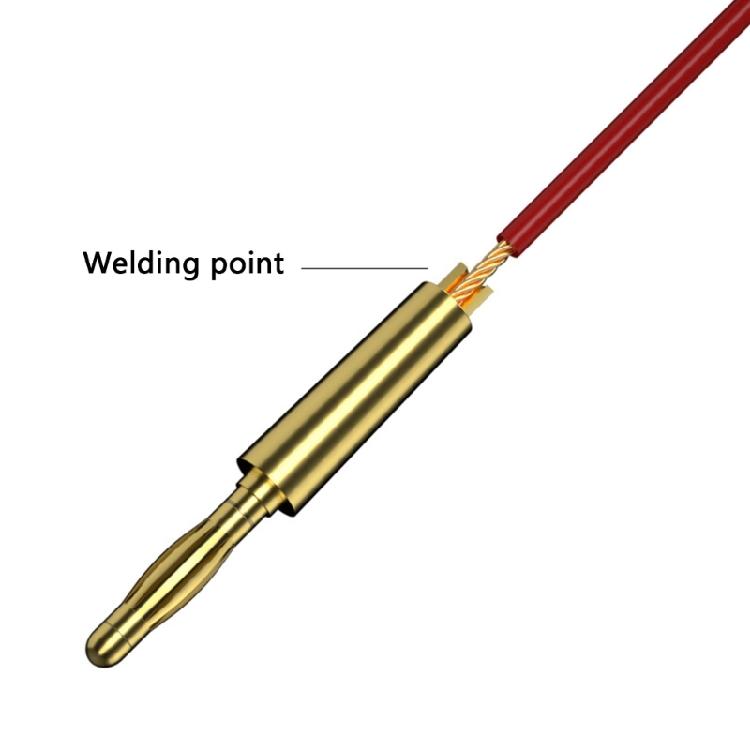 Reliable 2Mm Banana Plugs Test Leads strong Insulation Secure Fit Banana Connector Cables set for Electronics Projects