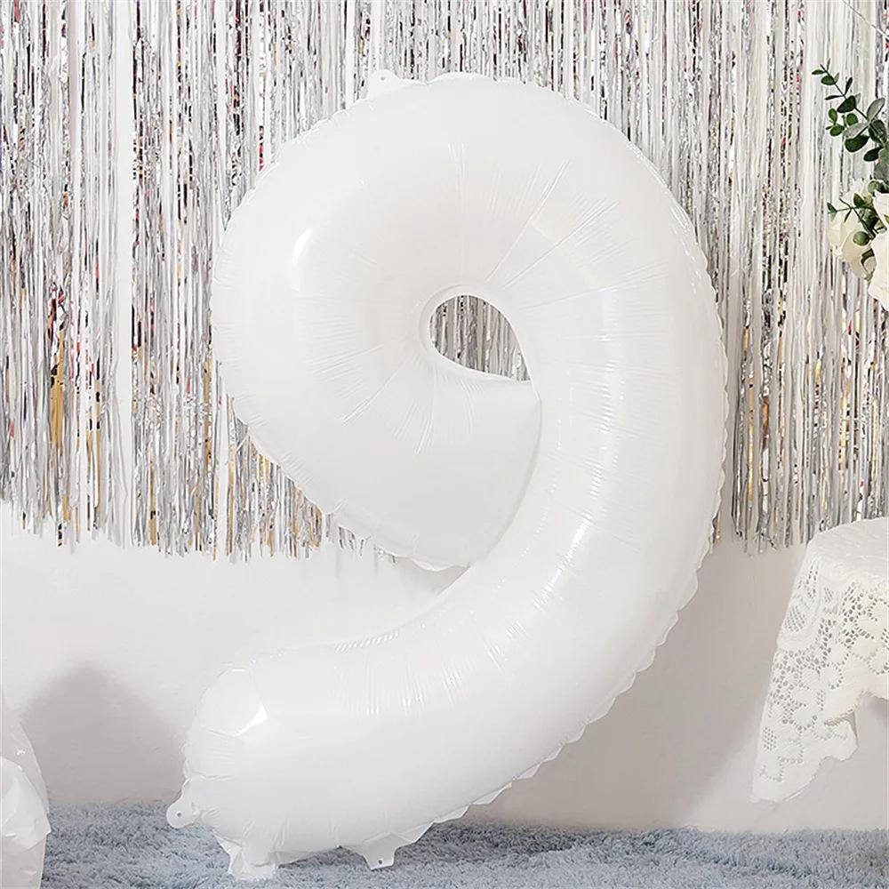 32-Inch Gradient Color Aluminum Foil Number Balloons - US Version