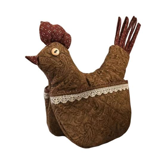 1Pc Chicken-Shaped Oven Mitts Heat Resistant Kitchen Gloves with Non-Slip Grip Cute Farmhouse Style Decor Gift for Rooster Enthusiasts