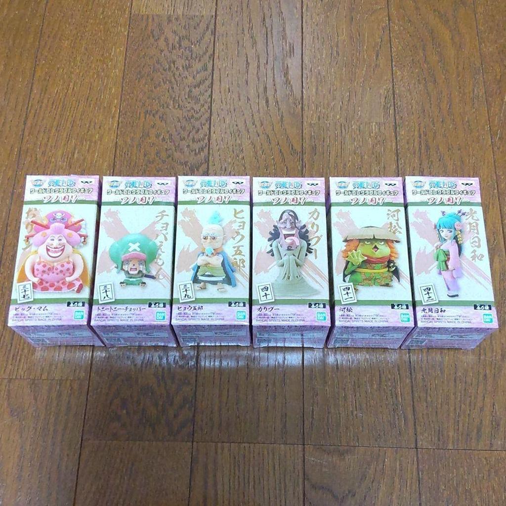 One Piece World Collectable Figure Wano Country 7 Set of 6 Types