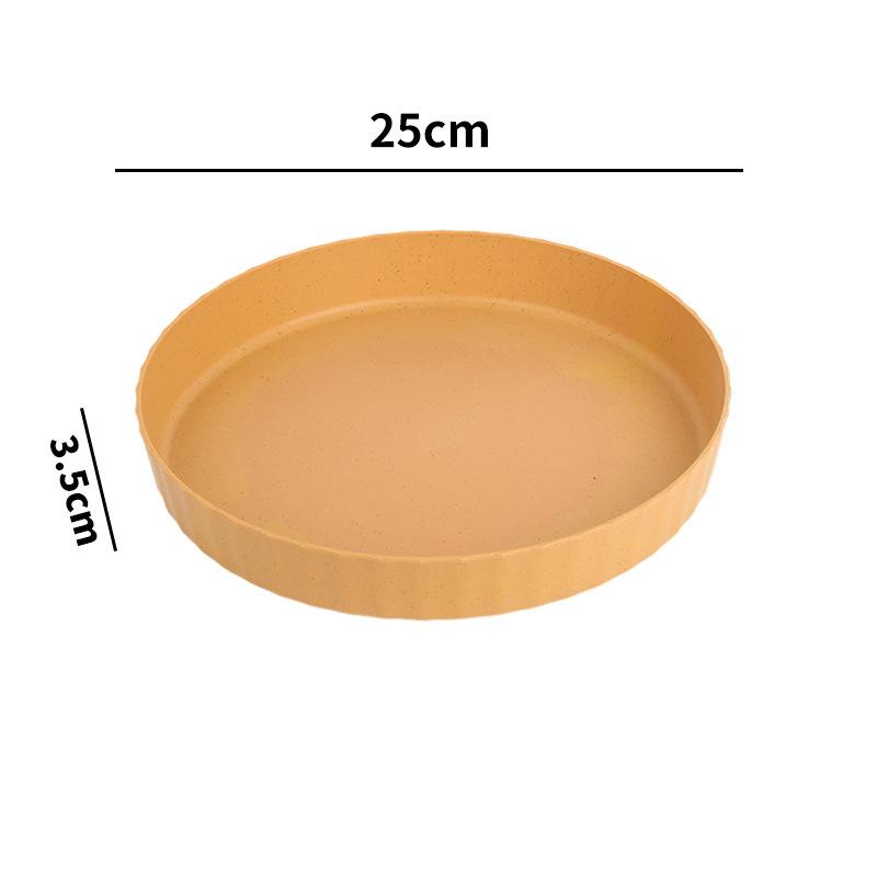 Home Set of Bone-spitting Plate, Bone Plate Plate, Vegetable Plate, Small Plate, Pastries, Fruits, Snacks, Bone-spitting Garbage Plate