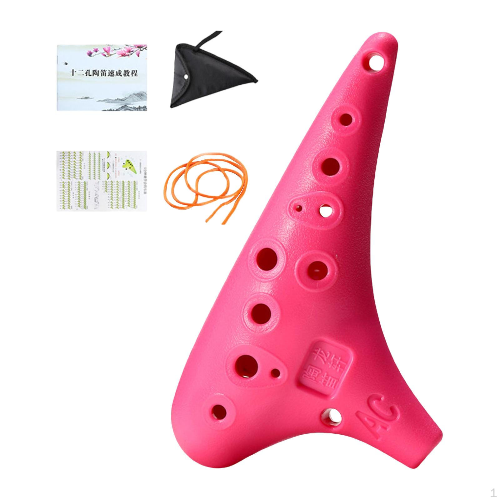 

12 Hole Ocarina Alto C Tuning Handheld Portable Utility Musical Instrument Flute for Music