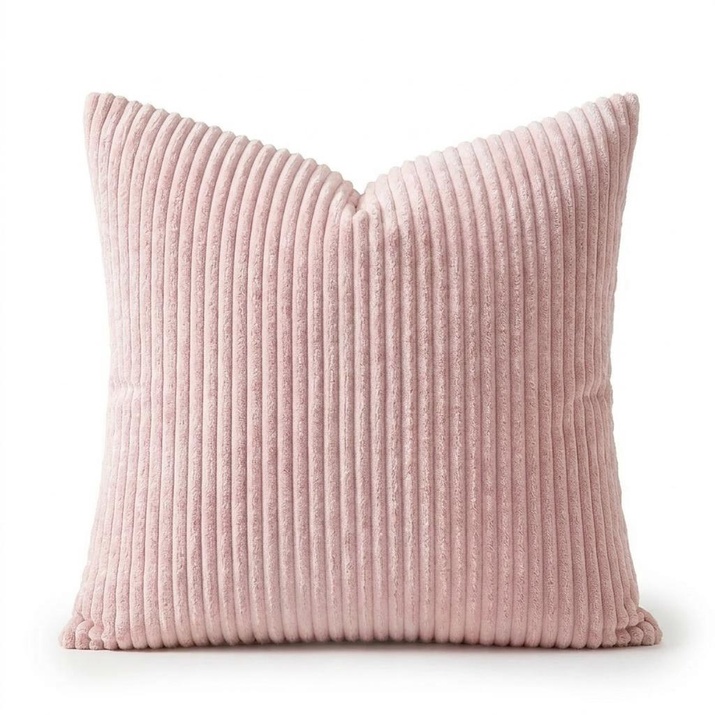 Solid Color Simple Corduroy Pillowcase 2026 New Living Room Sofa Cushion Decoration Pillowcase Cover