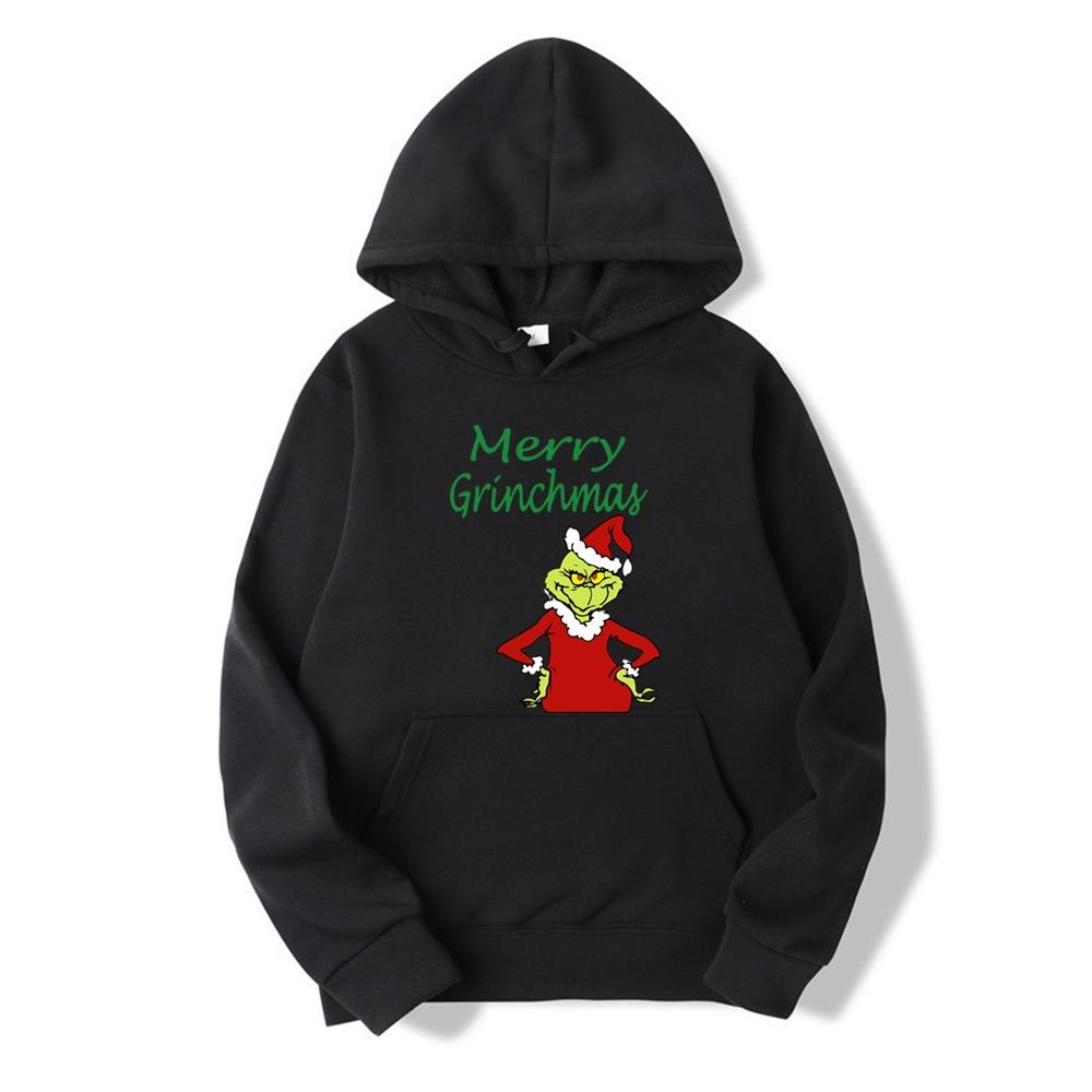 The Hoodie Christmas Merrymas Hooded Sweatershirt Pullover Jumper