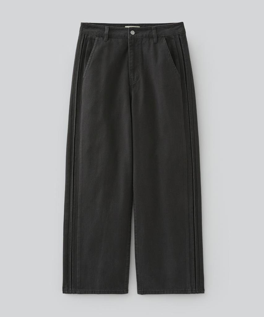 Pabeulega Side Line Chino Pants (Charcoal)