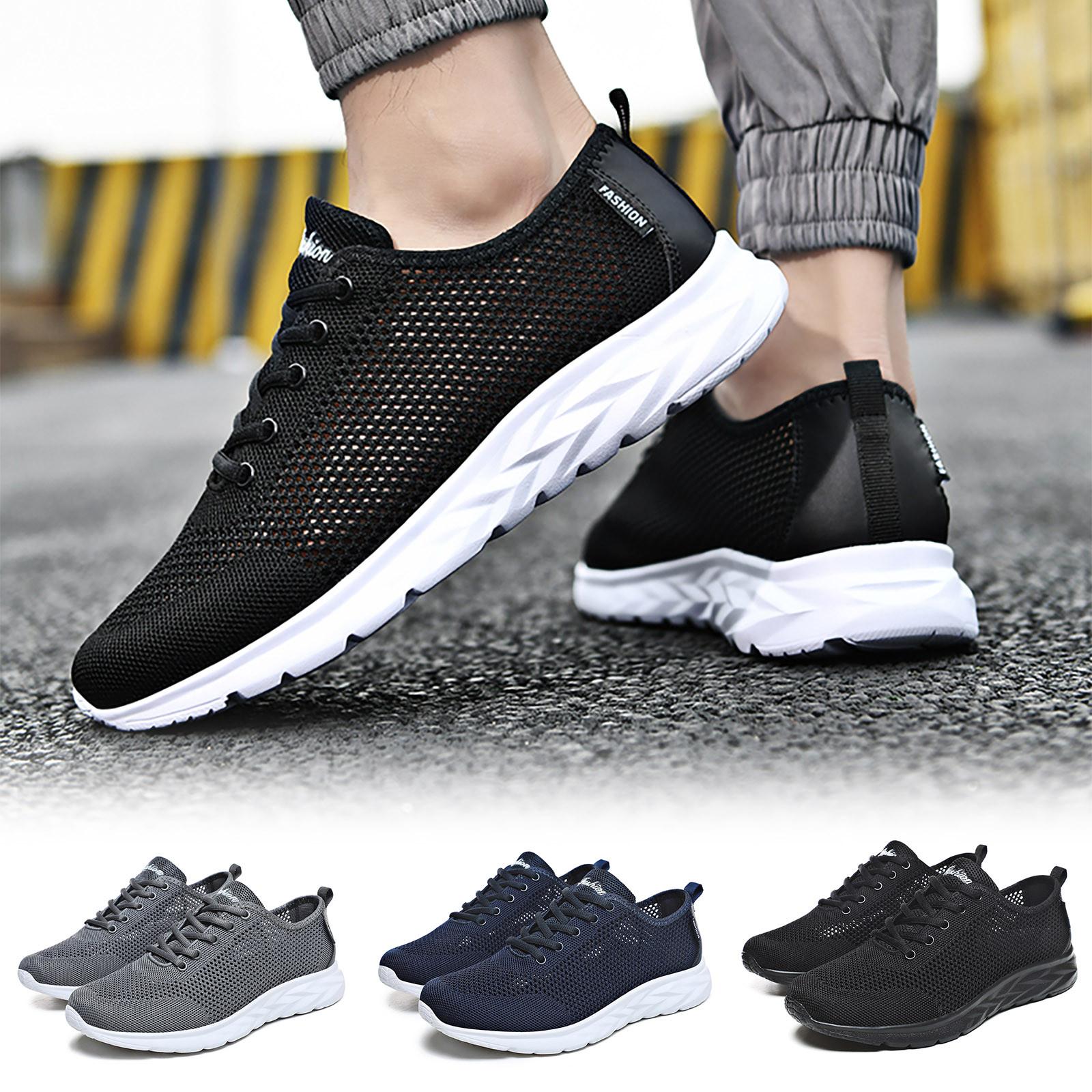 

Мужские модные и дышащие кроссовки для бега, повседневная обувь с сеткой
