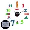 For Creative Numeral Clock UV Epoxy Resin Mold Wall Clocks Crystal Silicone Mould DIY Crafts Jewelry Home Decorations Mo