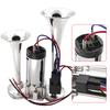 12V 24v 150dB Dual Tone Car Air Horn Kit Super Loud Trumpet Compressor For Motorcycle Car Boat Truck