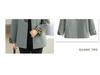 2025 New Spring Woolen Coat for Moms: Chinese Style Turn-Down Collar Top for Middle-Aged and Elderly Women's Fashion.