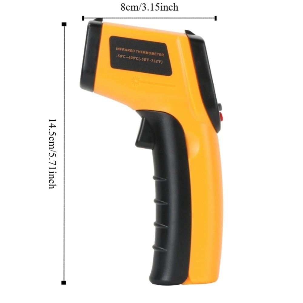 Handheld LCD Infrared Thermometer Convertible Units Laser Positioning Non-contact Thermometer Professional Accurate