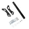 Motorcycle Handlebar Balancing Crossbar Adjustable Aluminium Alloy Universal for Mountain BikesBlack