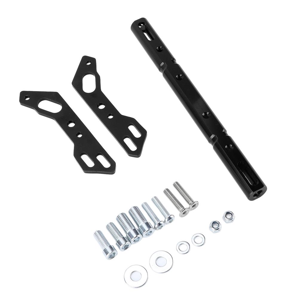 Motorcycle Handlebar Balancing Crossbar Adjustable Aluminium Alloy Universal for Mountain BikesBlack