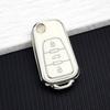 3 Buttons Premium Soft TPU Car Key Fob Protective Cover Shell for MG ZS MG6 MG5 GT MG3 GS MG7 350 360 750 Roewe RX5 Keychain