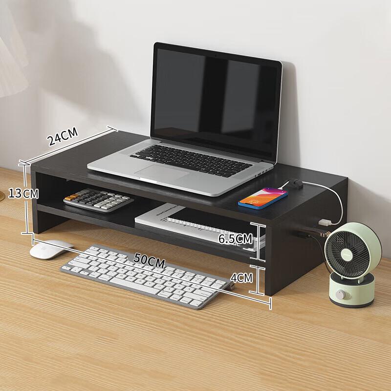 OLOEY Dual-Layer Laptop Stand with USB Hub