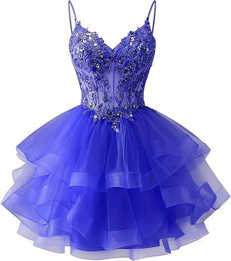Suspender Dress Homecoming Dresses Short Banquet Evening Dress Dress European and American