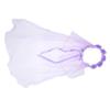 Children Lace Flower Crown Headband Veil for Girls Party Photography Accessories