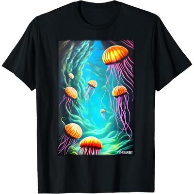 Sea Life Underwater World Fish Sea Animal Lake T-Shirt(1)