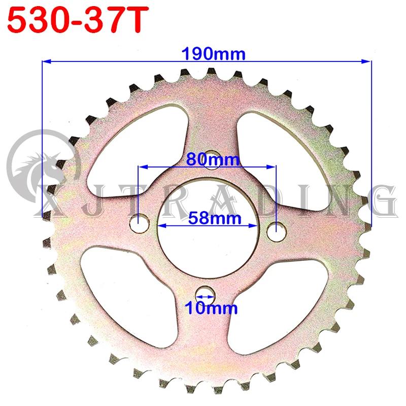 530 Chain 28T/31T/32T/35T/37T/40T/41T/45T Teeth Rear Sprocket For ATV Quad Pit Dirt Bike Buggy Go Kart Motorcycle Motor Parts