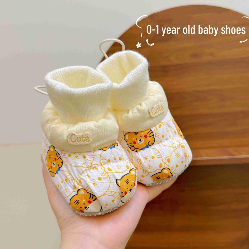 Plush Winter Baby Shoes (0-12 Months) for Boys and Girls