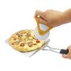 Heavy-Duty Metal Pizza Turning Spatula with Cutter Set Foldable Large Paddle and Pizza Peel Lifter for Large Baking Tasks