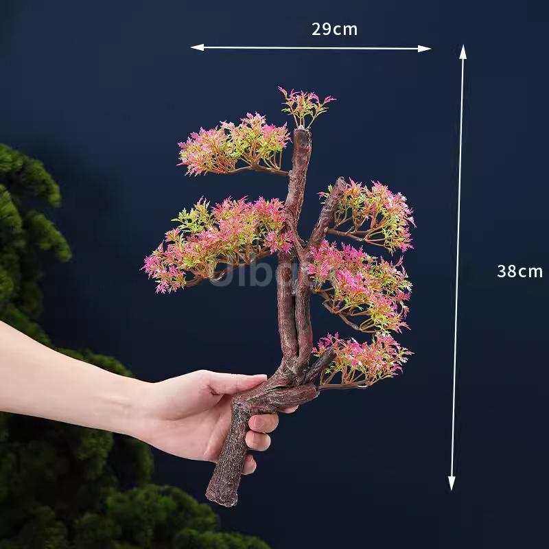 Sashimi Swing Plate Pine Tree Decorative Plate Cold Dishes from Huacao Hotel Dish Plate Embellish Flowers Seafood Pose Making