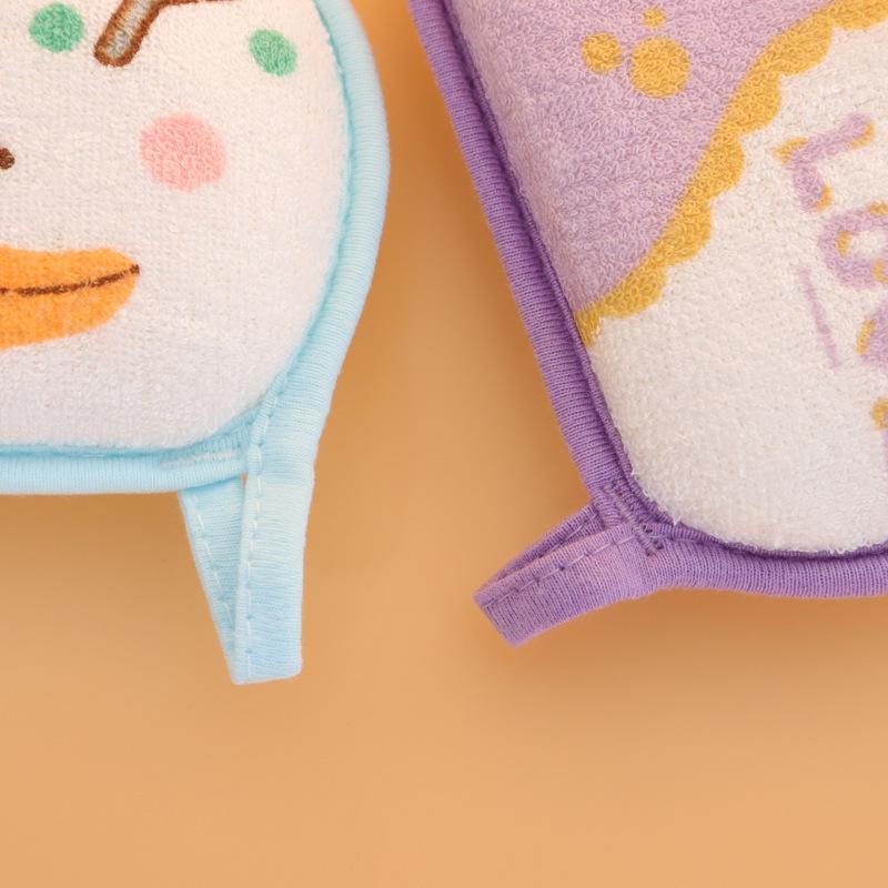 Infant Bath Sponge & Exfoliating Towel - Newborn & Children's Bath Scrubber