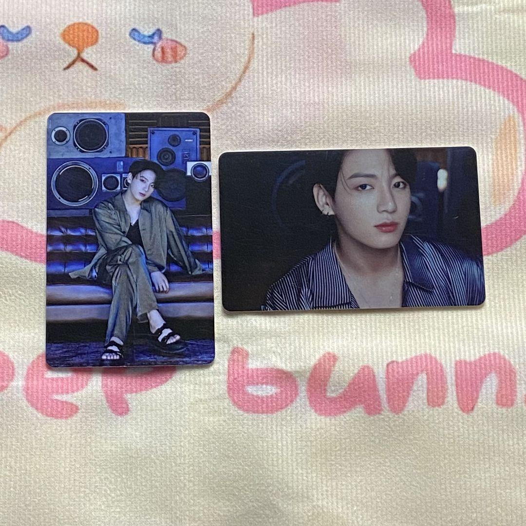 

[USED] BTS Lucky Drop BE Unreleased JUNGKOOK Jungkook Trading Cards (2 pieces)