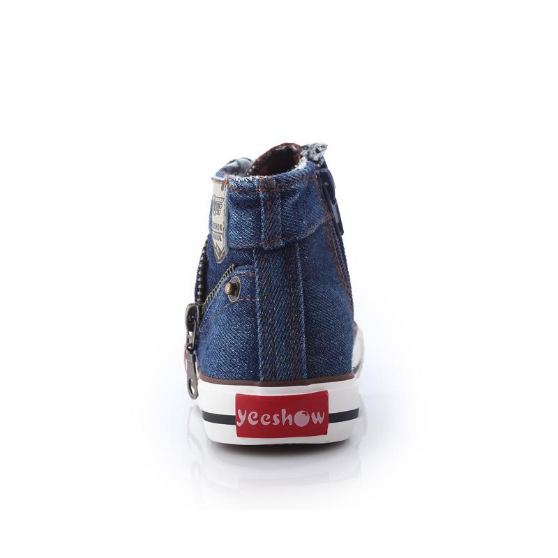 Baby Canvas Sneakers Jungen High Top Mädchen Kinder Board