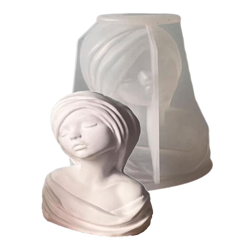 Weibliche Statue Silikon Kerzenformen für Epoxidharz Kerze Seife Figur Silikon Kerzenformen für Gips Dekoration