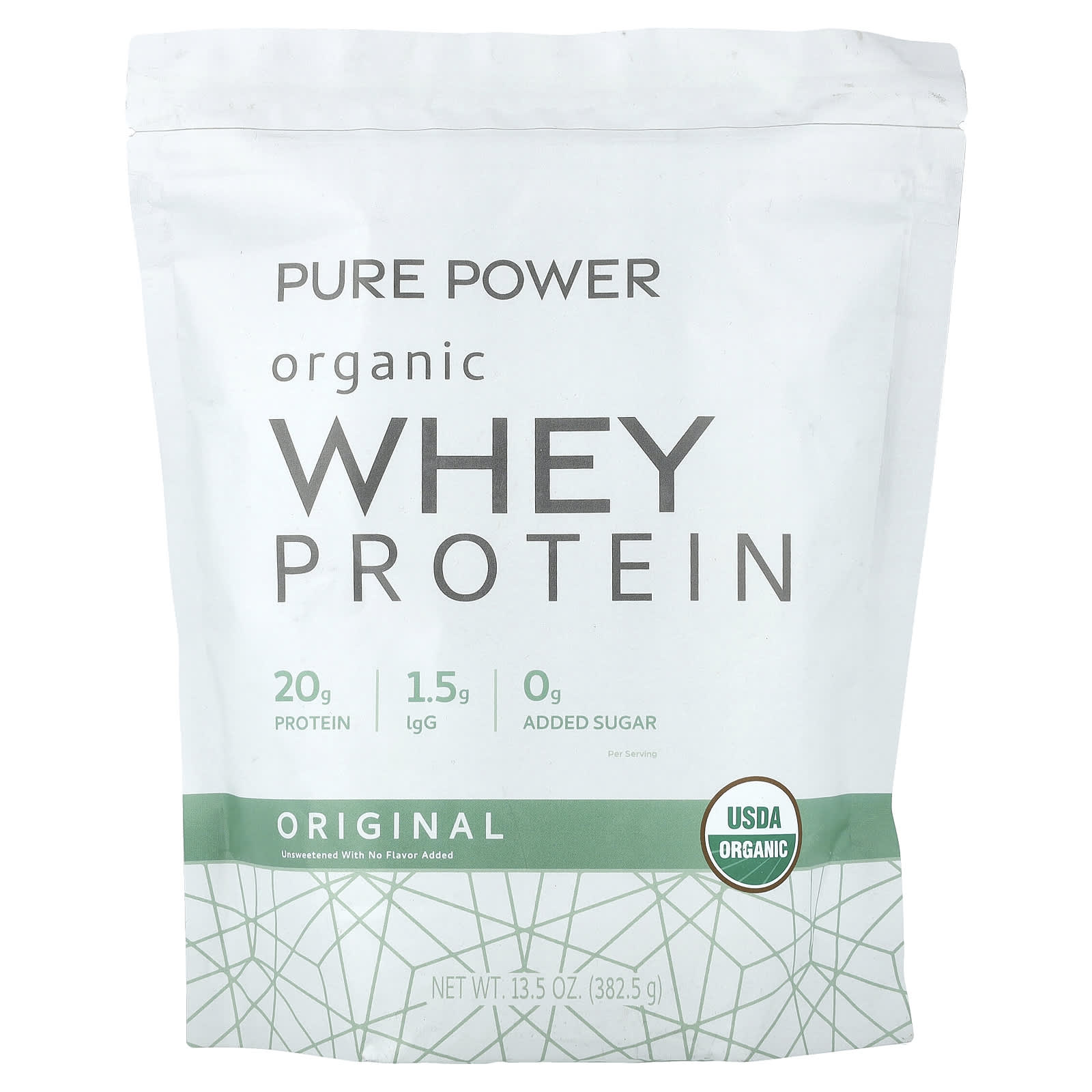 

Dr. Mercola, Pure Powder Organic Whey Protein, Original, 382.5 g (13.5 oz)