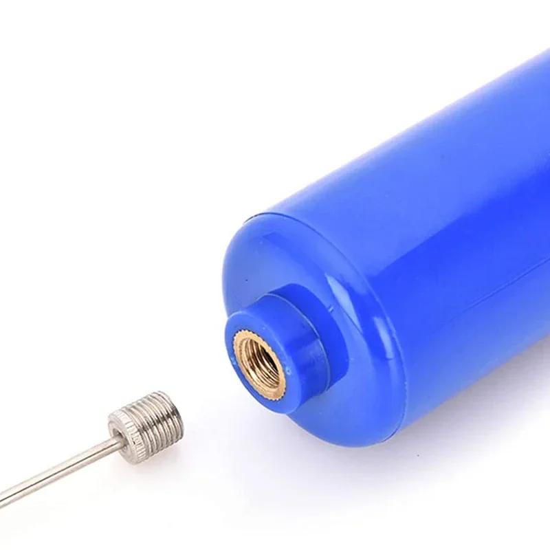 New Portable Manual Air Pump Inflator Ball Pump Needles Valve Adapter Set for Basketball Football Balloons Volleyball and Rugby