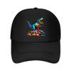 Colorful Dinosaur Monster S  Mesh Baseball Cap Dad Hat Hip Hop Snapback Cap