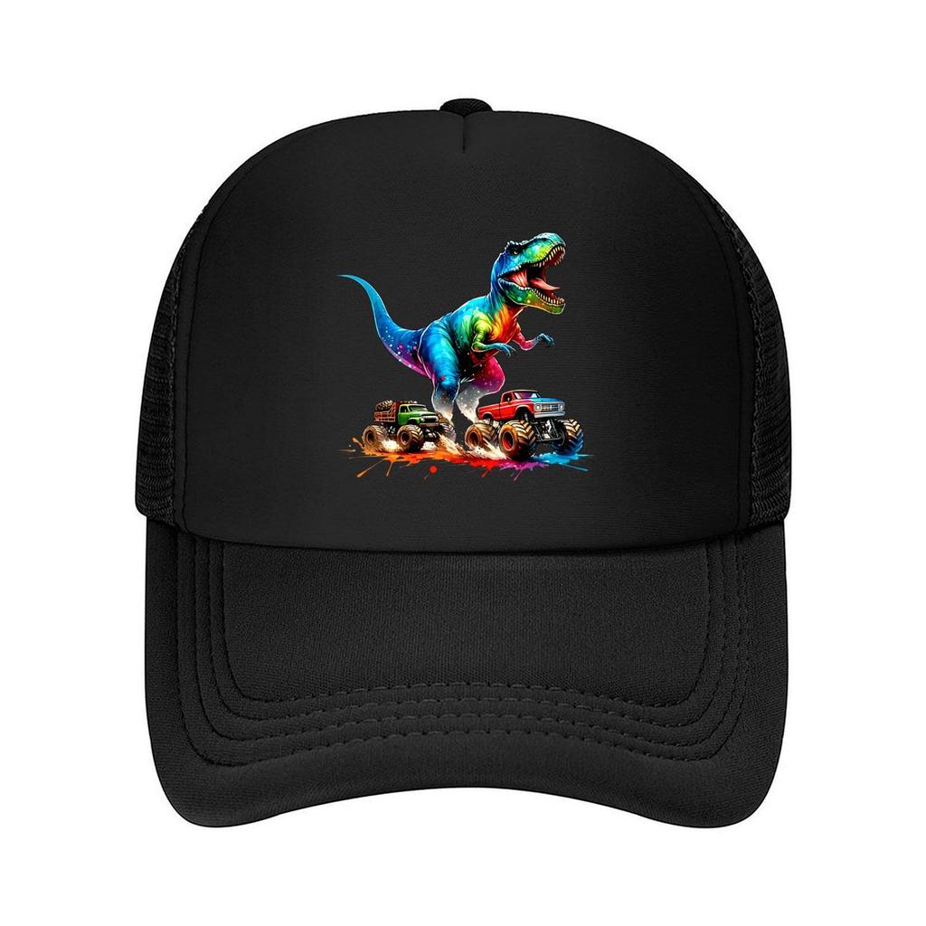 Colorful Dinosaur Monster S Mesh Baseball Cap Dad Hat Hip Hop Snapback Cap