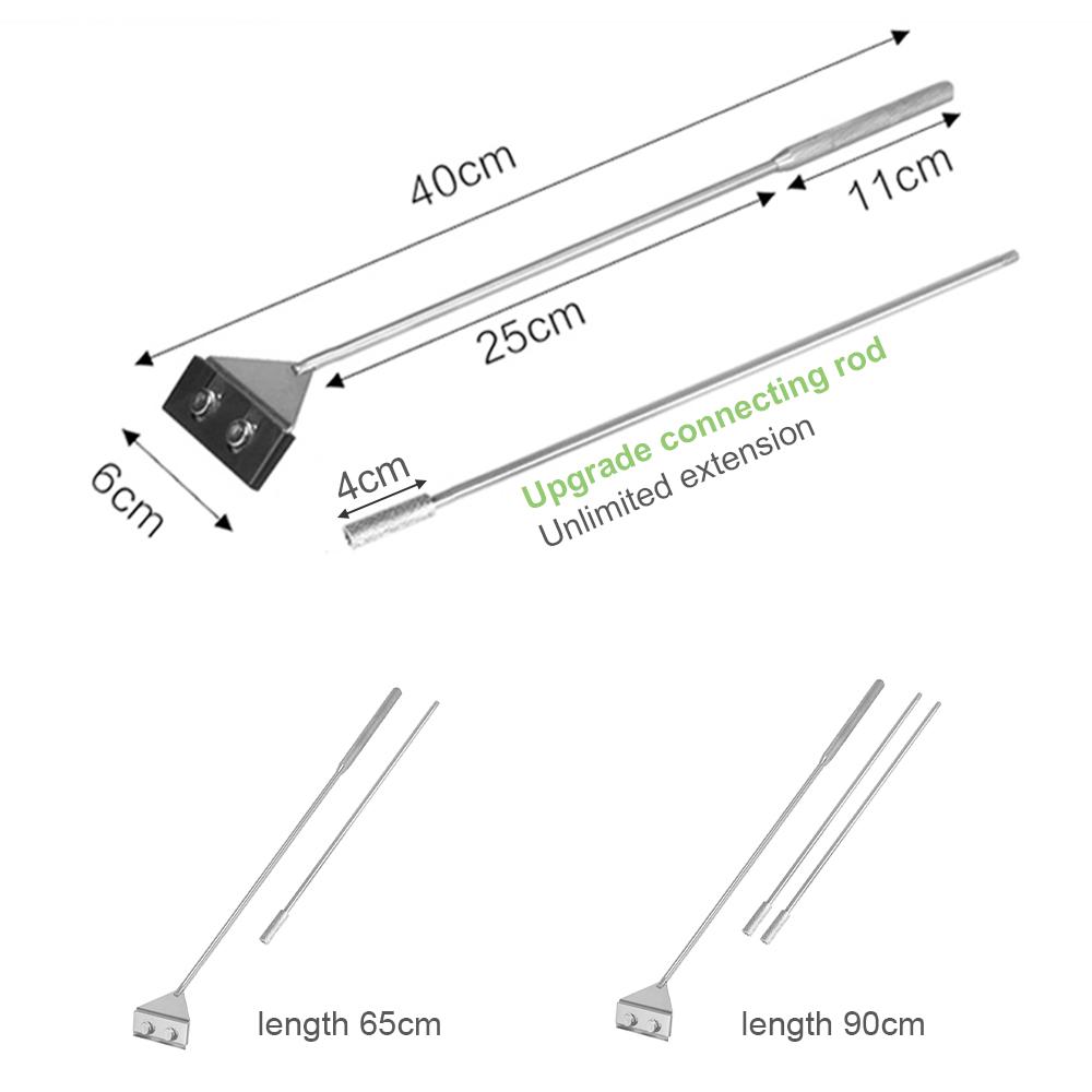 Stainless Steel Aquarium Algae Scraper Fish Tank Cleaner Keep Hands Dry Sharp Blade To Remove Algae