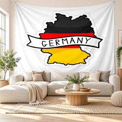 Germany National Football Team Wall Tapestry, Soft Fabric Wall Hanging, Decorative Backdrop For Bedroom Home Wall Art