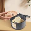 Window Hat Storage Box Zippered Lid Cowboy Hat Container Round Clothes Storage Bin  Travel