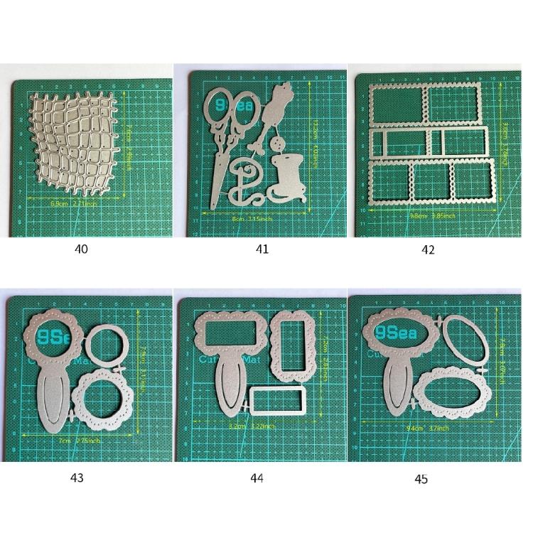 Grid Frame  Metal Die Cuts for Card Making Scrapbooking Paper Craft DIY Template