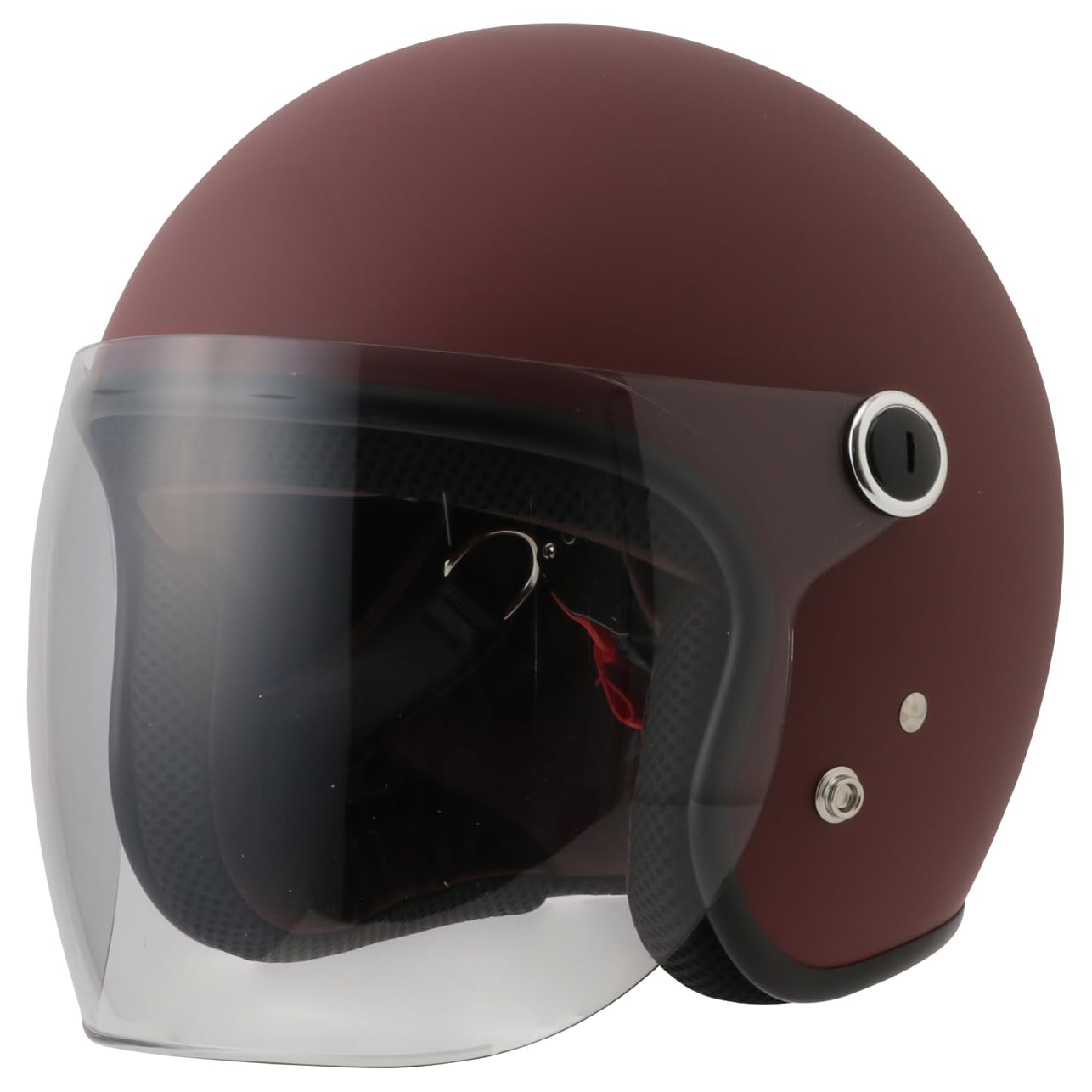 

SugarRidez Vivian Dark Brown Motorcycle Jet One Size Fits Most Women s Helmet,