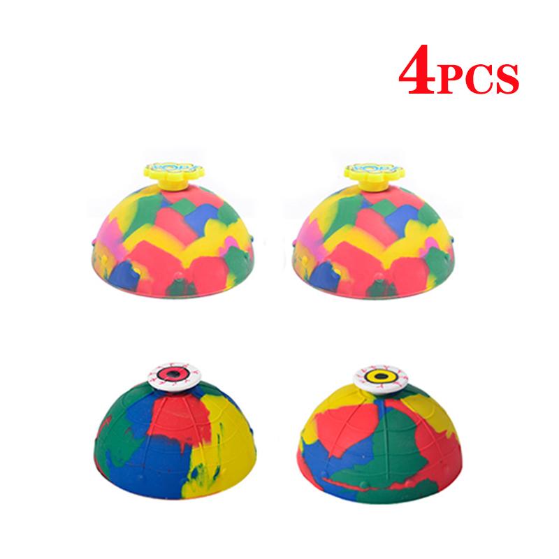 Bounce Bowls Ball Fidget Toy Decompression Spinning Stress Relief Pop Up Toy Outdoor Game Sports Fingertip Toy for Boys Girls