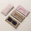 Automatic Closed Sunglasses Organizer Pouch PU Leather Eyeglasses Bag  Eyewear Accessories