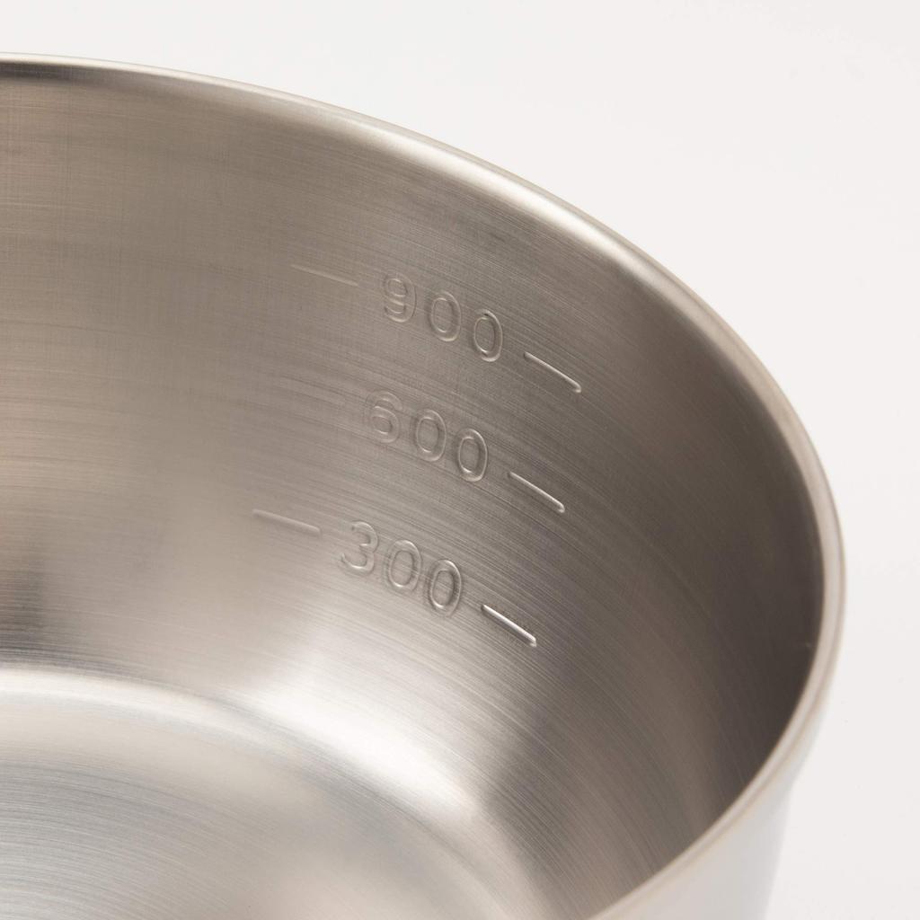 Endo Shoji TKG Yatco Pot 22cm Compatible with IH100V Stainless Steel Triple Layer Inner Diameter X Depth 215 X 90 Bottom Diameter 180 Plate Thickness