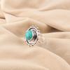 Blue Copper Turquoise Handmade Gemstone Ring, 925 Solid Sterling Silver Ring Dainty Silver Jewelry, For Engagement Gift