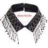 Elegant Beadwork Fringe Detachable Collar Fashion Accessory For Women And Girls Stylish Neckpiece Decorative Neckwear