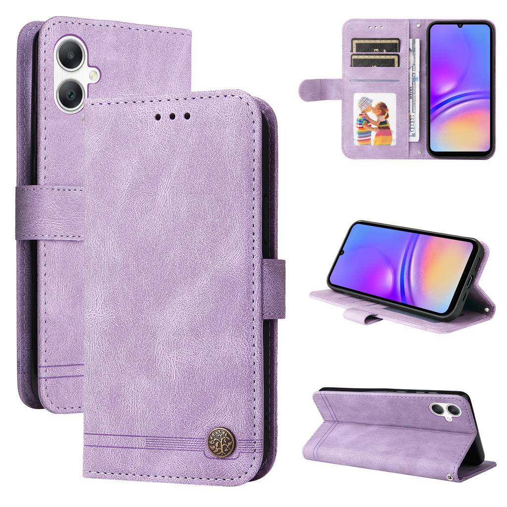 For Samsung Galaxy A07 4G/A06 4G/A06 5G Leather Wallet Cases Skin Touch Phone Cover Stand with Strap