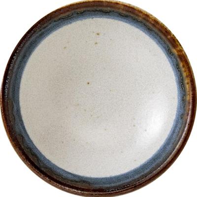 Minoru Pottery Bisque 85 Plates, Rust White Lily